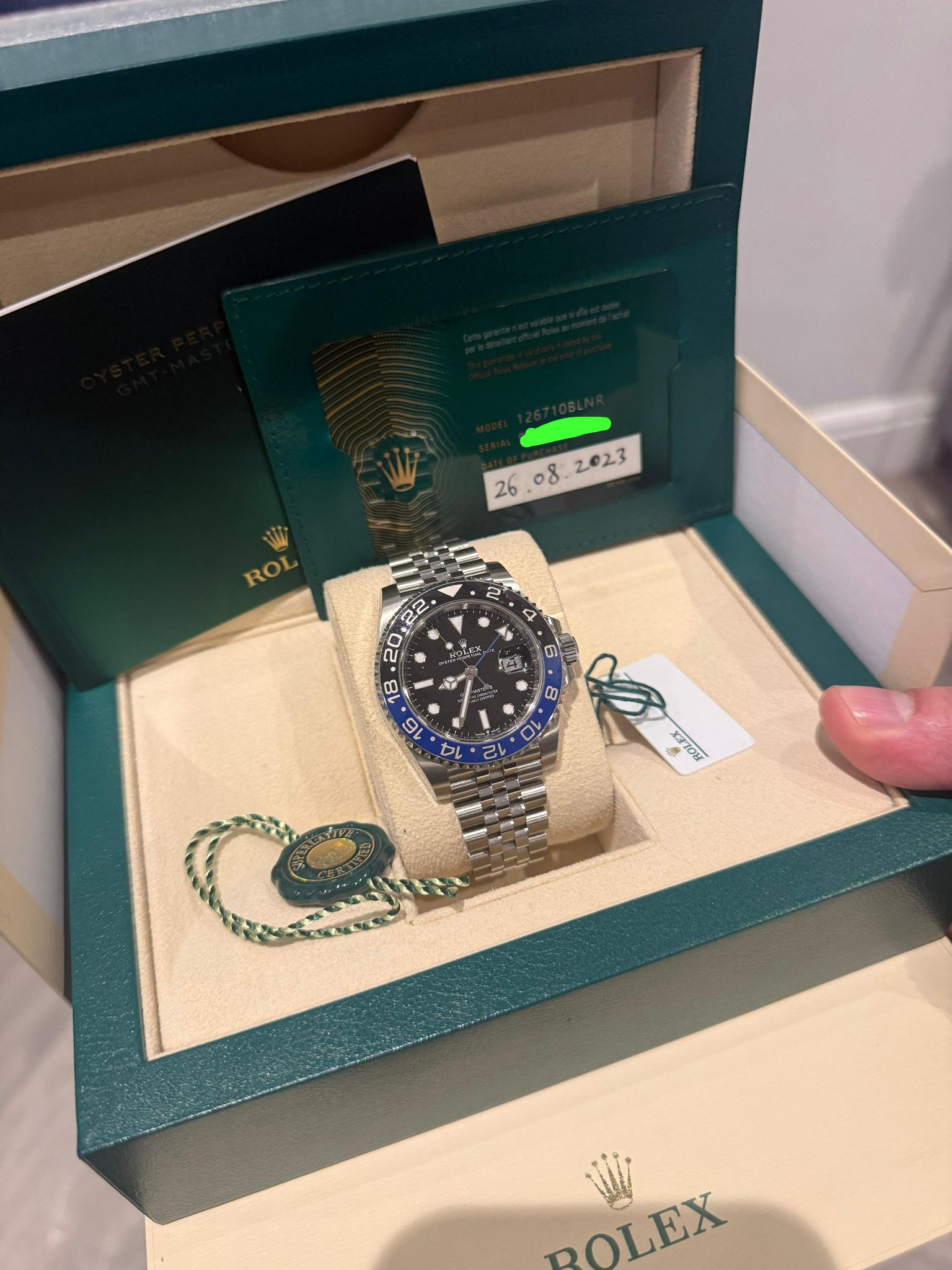 WhatsApp-Image-2026-02-12-at-22.22.53 Rolex GMT-Master II "Batgirl" - Ref. 126710BLNR - Image 1